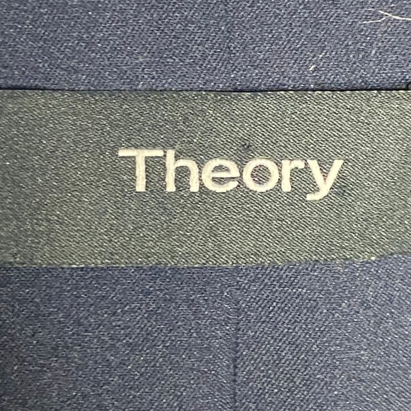 Theory Womens Size 8 Gray Staple Blazer Admiral Crepe - Picture 7 of 8